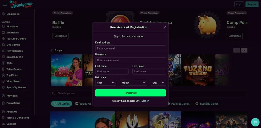 https://avantgarde-casino-au.net/
