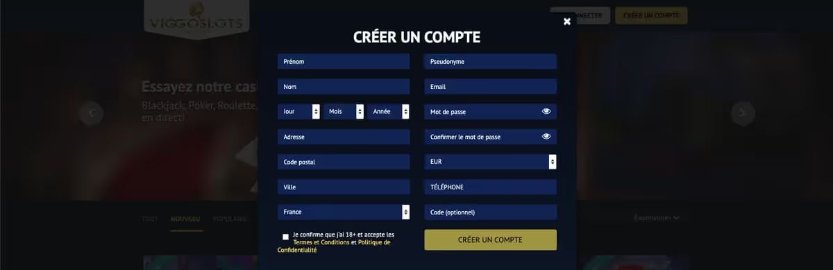 Screenshot des Viggoslots Login-Bereichs auf einem Desktop und mobilen Gerät