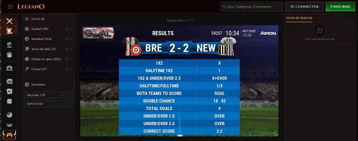 Legiano sport virtuel