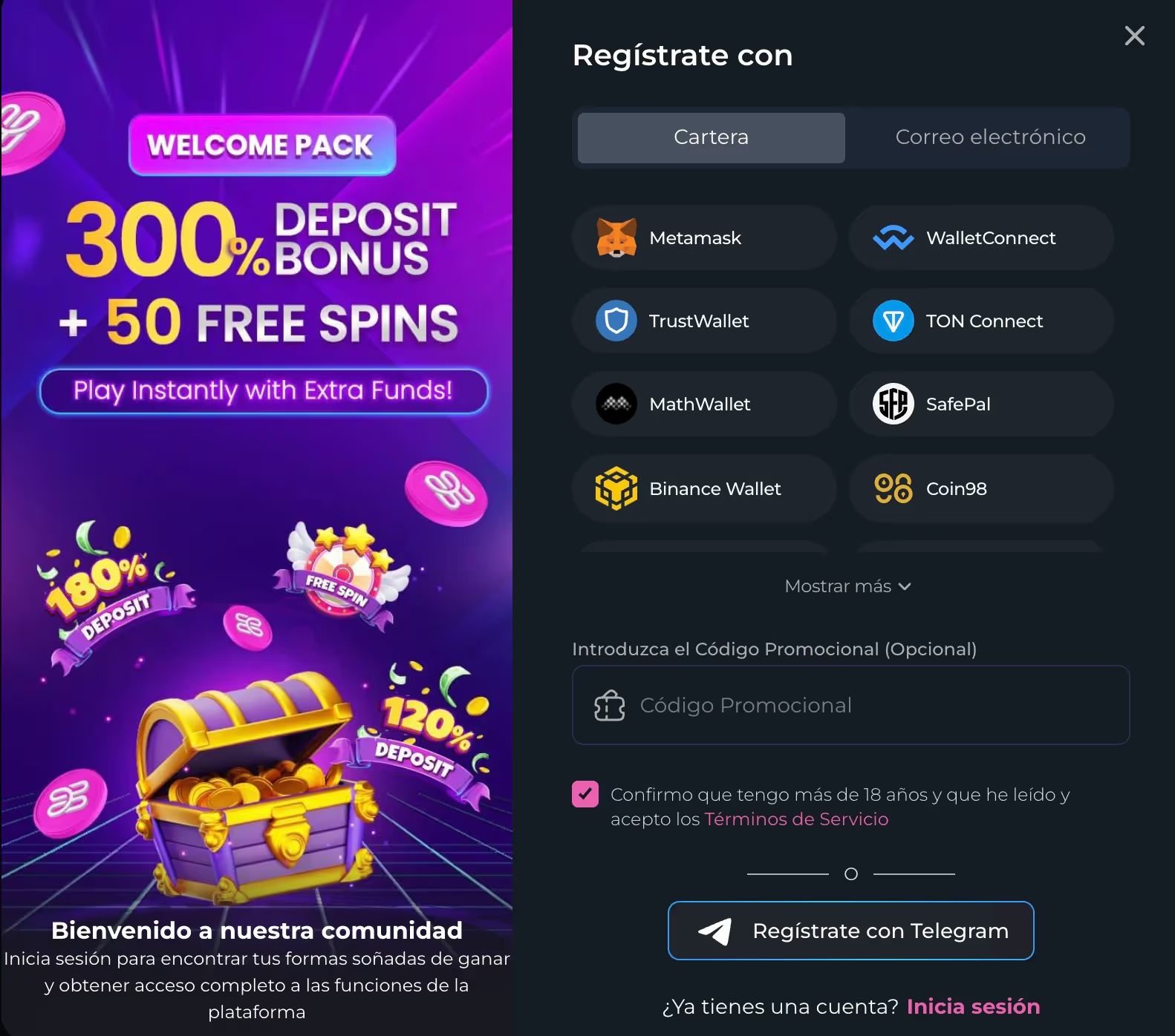 registro hunnyplay casino