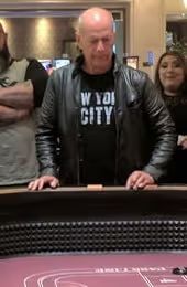 Bruce Willis gambles