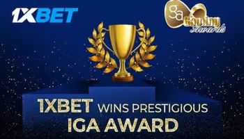 حصول 1xbet على جائزة أفضل منصة للرهان الرياضي