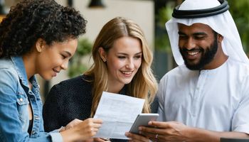 تذكرة يانصيب الإمارات Pick 4 تعرض أربعة أرقام وجائزة كبرى 6,800 دولار، مع شعار السحب اليومي.