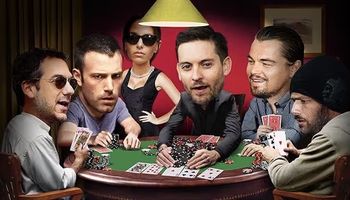 ممثلين مشاهير يلعبون قمار