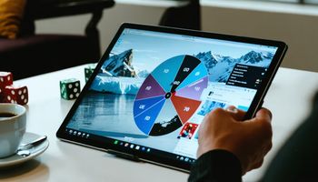 مقدم ألعاب مباشر يدير عجلة أموال ضخمة بتصميم قطبي في لعبة Ice Fishing الجديدة من Evolution.