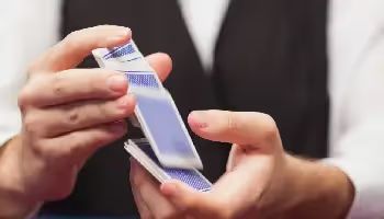 Cards being shuffled - guide to gambling