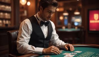 Croupier en formation