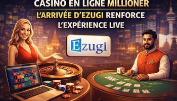 Jeux live Ezugi chez Millioner casino