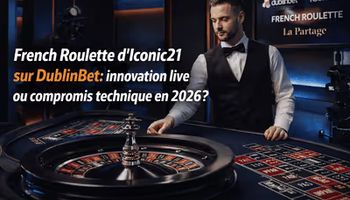 French Roulette Iconic21 DublinBet live casino 2026 table roulette streaming studio