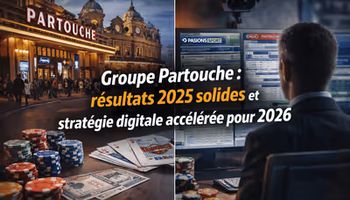 Groupe Partouche résultats 2025 stratégie digitale casino Europe