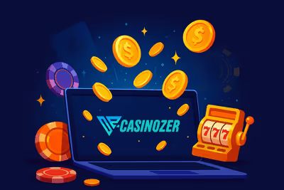 Interface du casino en ligne montrant des machines à sous et un menu de navigation