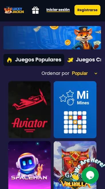 app luckyjack24 movil