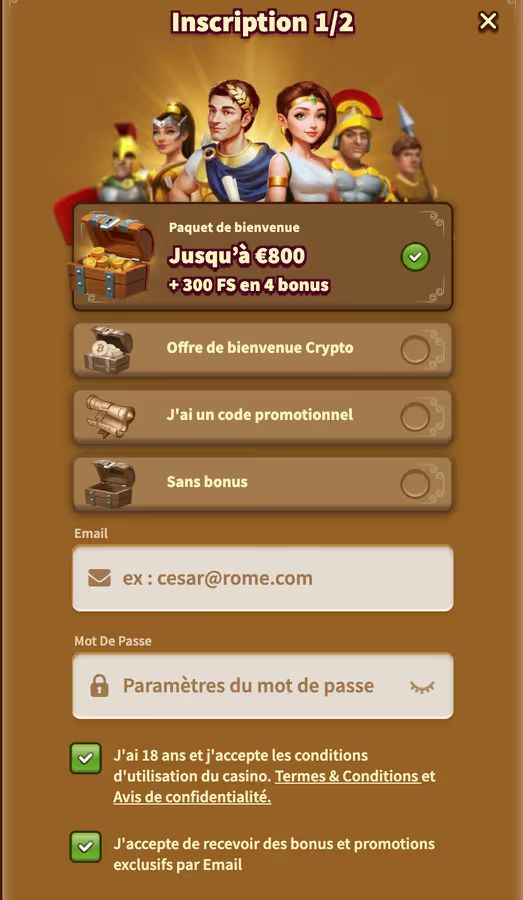 My empire casino promo