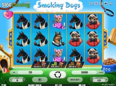 سلوتس اون لاين Smoking Dogs