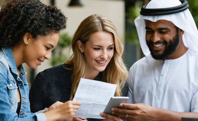 تذكرة يانصيب الإمارات Pick 4 تعرض أربعة أرقام وجائزة كبرى 6,800 دولار، مع شعار السحب اليومي.