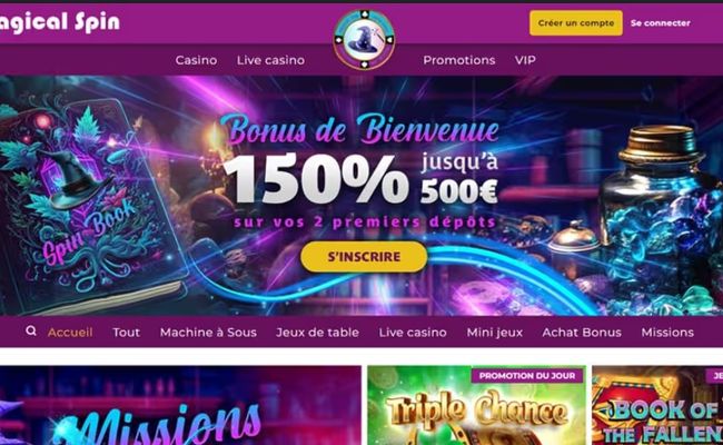 retrait magical spin