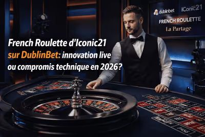 French Roulette Iconic21 DublinBet live casino 2026 table roulette streaming studio