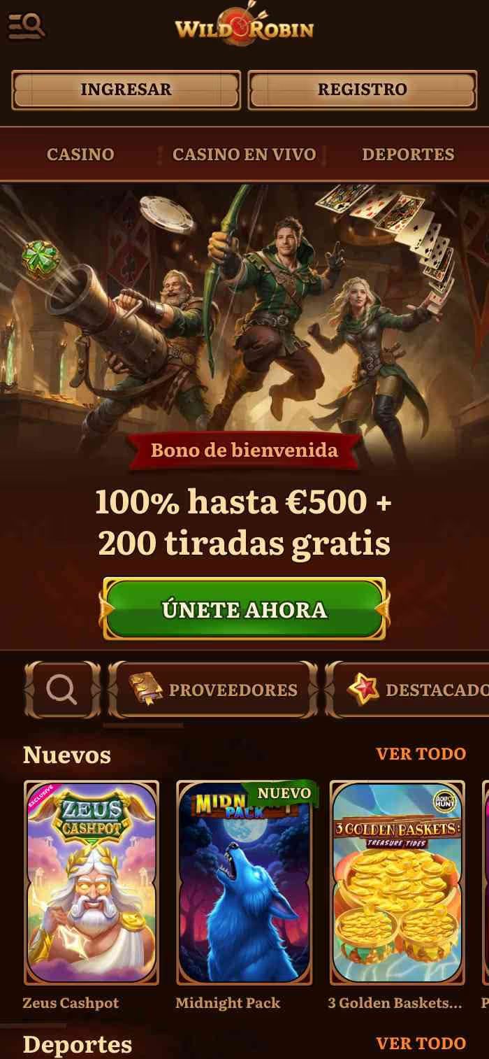 app wild robin movil