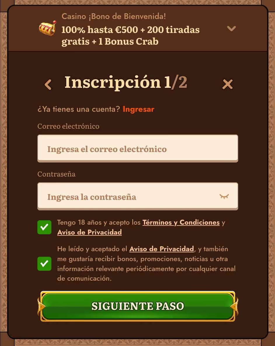 registro wild robin login