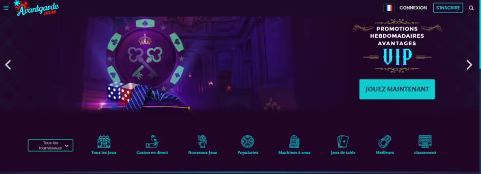 Avantgarde casino login