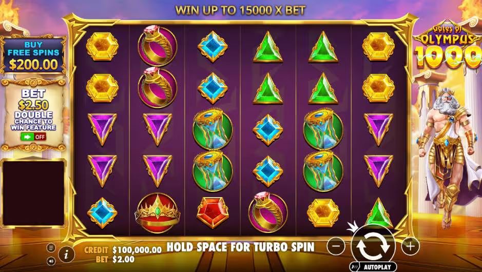 Gates of Olympus 1000 Slot BG screenshot
